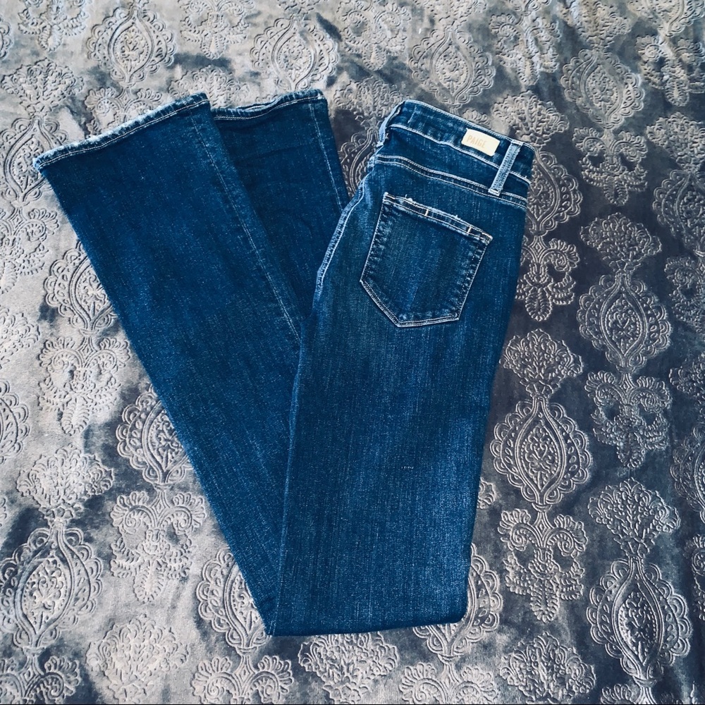 Worn once! Size 24 Paige Manhattan jeans